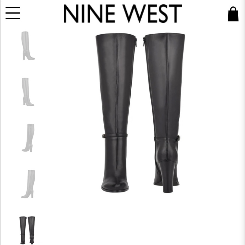 Nine West NWT KIMY HEELED BOOT (Black, Sz 5) Bought by Mistake